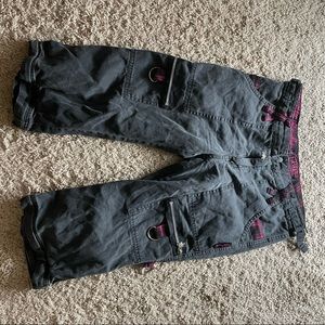 Size 3 Pink Plaid Tripp NYC Capris